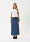 Afends Chichi- Denim Midi Skirt