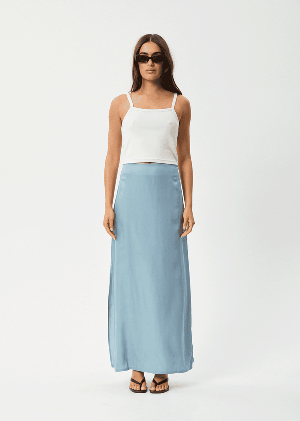 AFENDS Grace Cupro Maxi Skirt