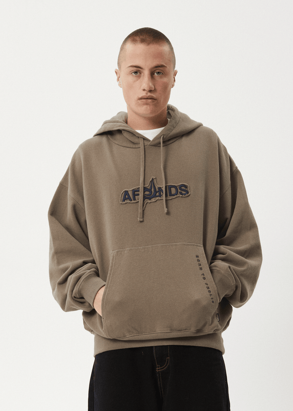 Afends Antic- Boxy Hoodie
