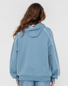 Rusty Digi oversized hooded fleece
