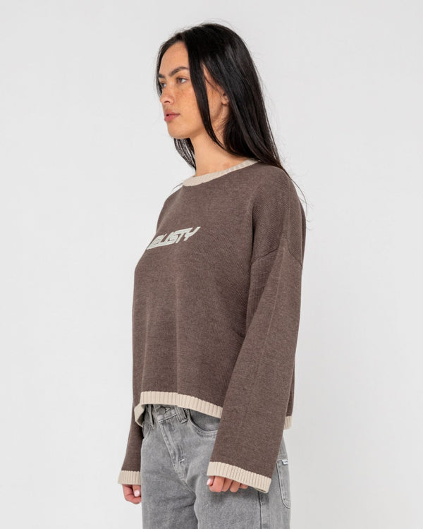 Rusty Rider Relaxed Crew Neck Knit