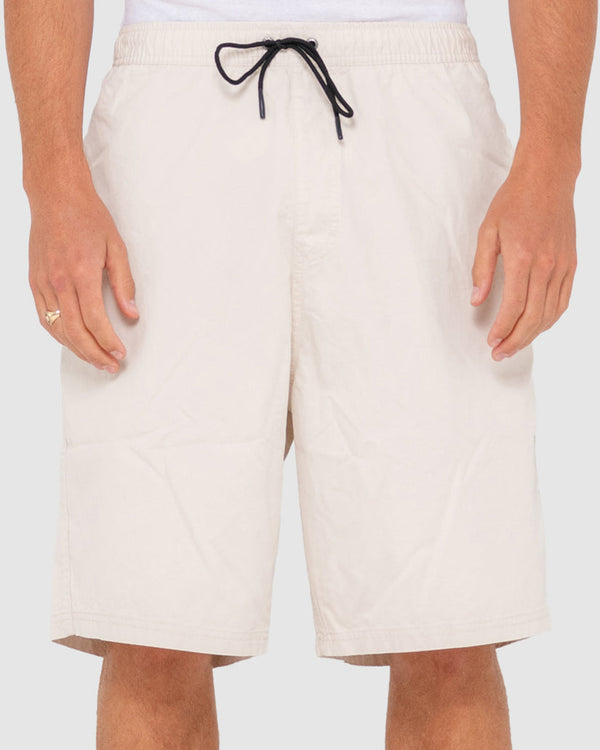 Rusty Wear Eva elastic shorts - oatmeal