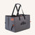 C-Monsta Split Bag in gray with orange accents, durable design and multiple straps.