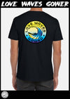 Love waves Fluro print tee shirt