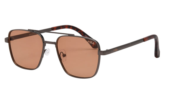 I-Sea Brooks - Gunmetal / Amber Polarised