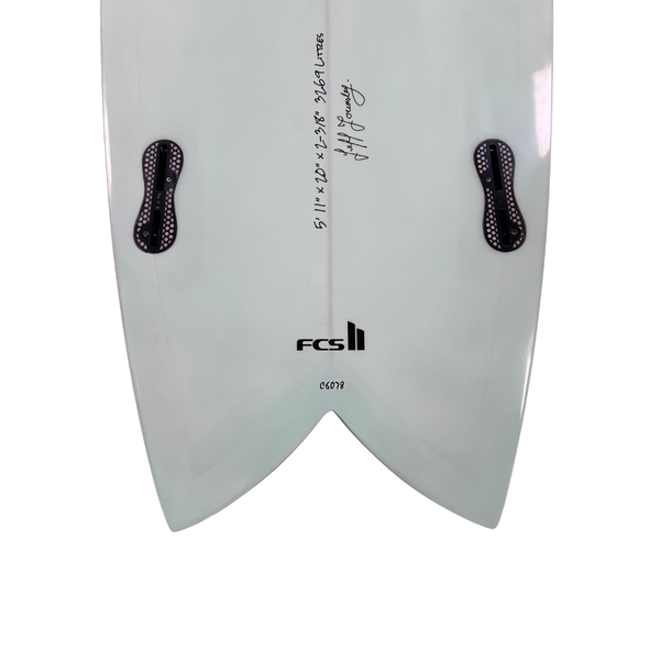 5' 11" Heritage Twin Fish in Gloss Tint