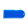 Blue Sexwax Wax Comb designed for effective surfboard wax removal.