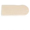 Beige Sexwax Wax Comb ideal for surfboard wax scraping and care.