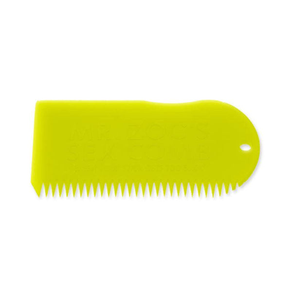 Yellow Sexwax Wax Comb for maintaining surfboard wax application.