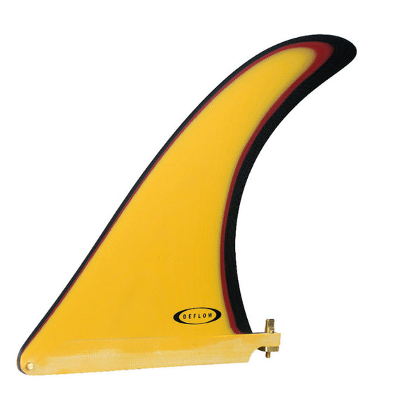 Cream 9.75" longboard fin - Ochre