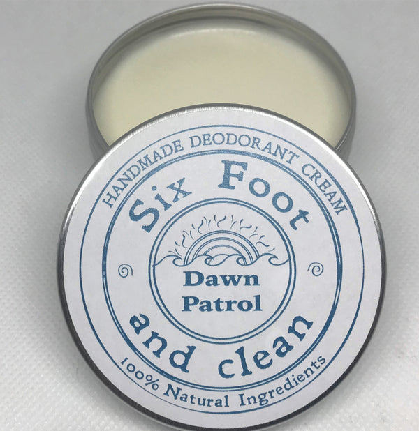 Six Foot & Clean Dawn Patrol Natural Deodorant Cream