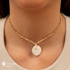 Pineapple Island Natural Wood shiva shell Choker Necklace