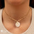 Pineapple Island Natural Wood shiva shell Choker Necklace