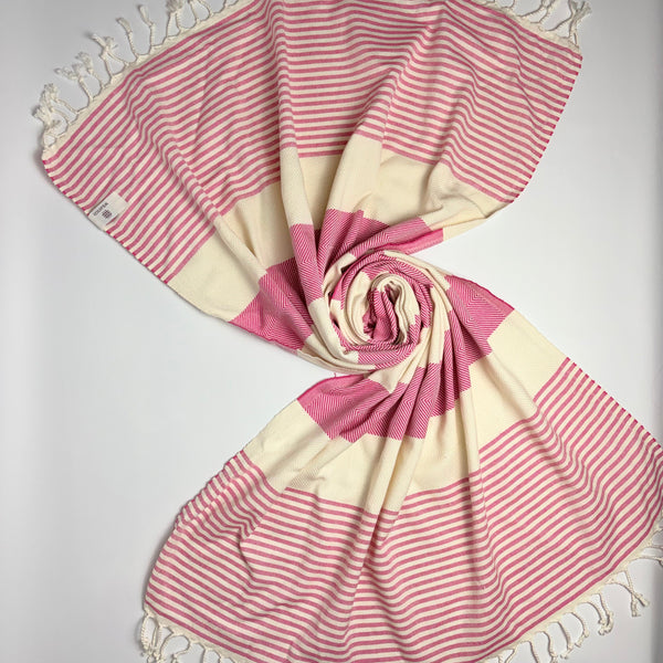 WeaviCo Stripe Turkish Towel – 100% Cotton