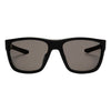 Front view of I-sea Greyson 2.0 black sunglasses with smoke polarized lenses.