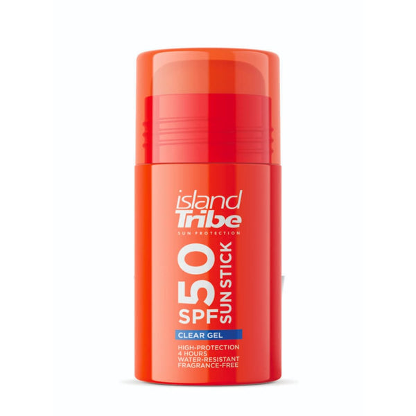 Island Tribe SPF 50 clear gel sun stick oxybenzone free