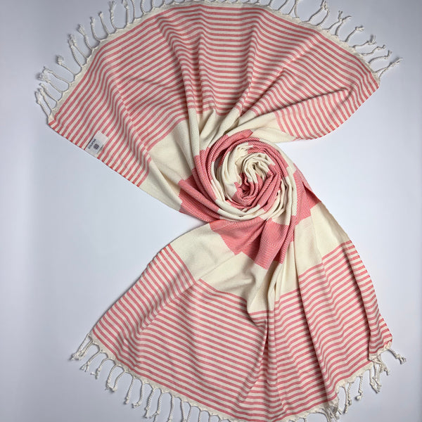 WeaviCo Stripe Turkish Towel – 100% Cotton