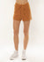Sisstrevolution Del Marcos honey knit shorts with drawstring front.