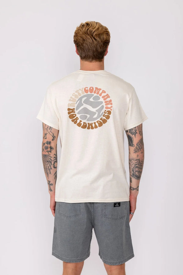 Rusty Retro World SS Tee