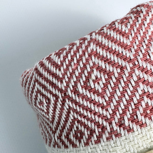 WeaviCo Diamond Turkish Towel with End Border – 100% Cotton