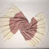 WeaviCo Diamond Turkish Towel with End Border – 100% Cotton