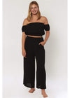 Sisstrevolution Paradise Palms S/S Wvn Top