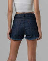 Lightning bolt DENIM SHORTS HIGH WAIST