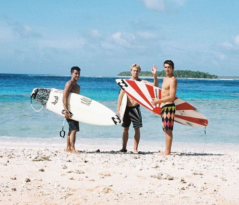 Andy Irons lost board written by griffin, Ethan and Seth