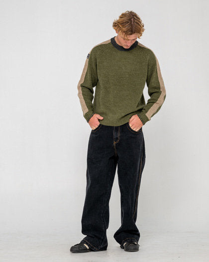 Fishermans Boxy Knit Crew