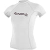 O'Neill Womens Basic Skins Short Sleeve Crew Rash Vest