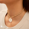 Pineapple Island Natural Wood shiva shell Choker Necklace