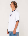 Rusty Trisector Ringer Short Sleeve Tee