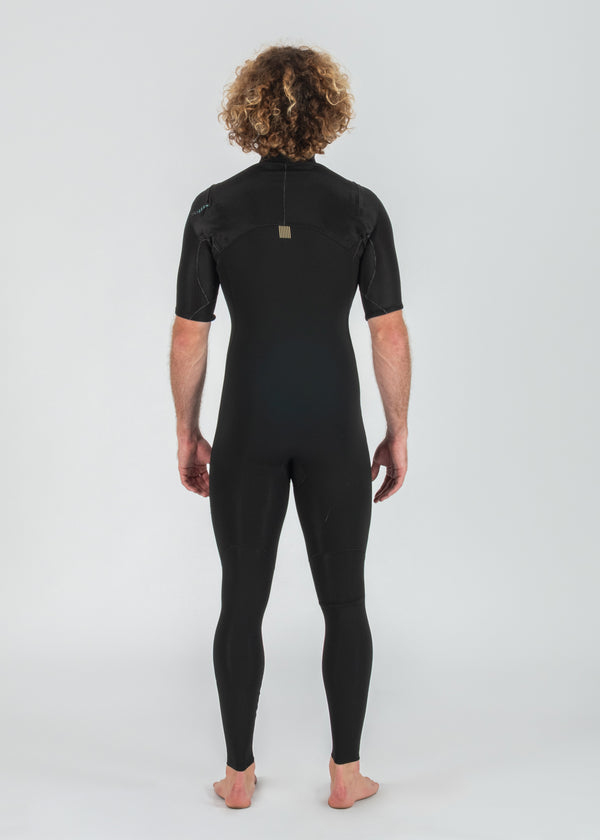 Vissla New Seas 2-2 U-Zip Short Sleeve Wetsuit