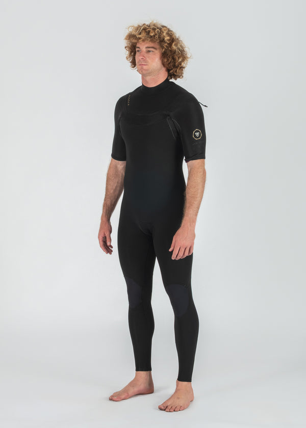 Vissla New Seas 2-2 U-Zip Short Sleeve Wetsuit