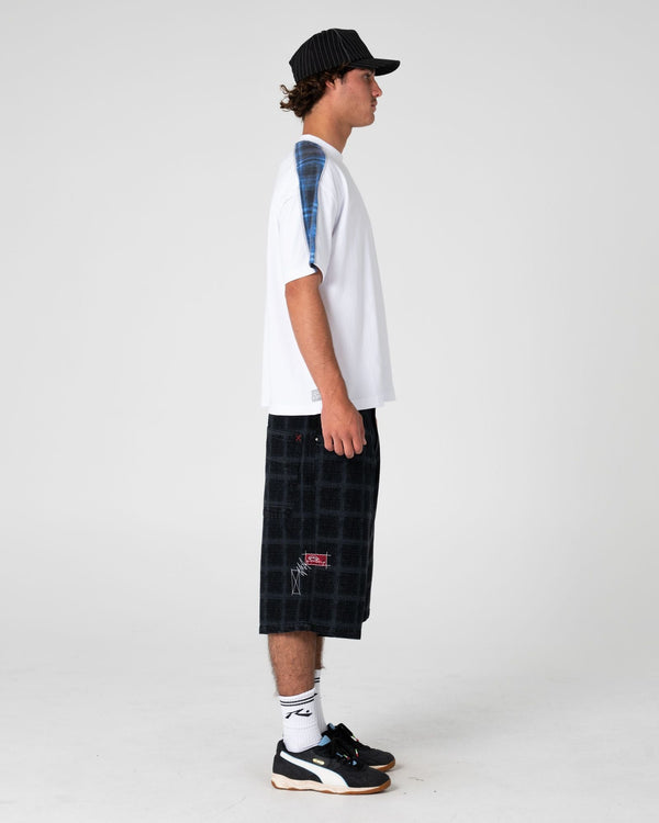 Rusty Griddy Wide Baggy Jort