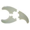 8' Pulse Squash Tail Mini Mal Surfboard by Australian Board Co - FCSII Finboxes