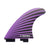 3D Fins - Driver Thruster - XL - Purple Starburst (FCS2/Futures)