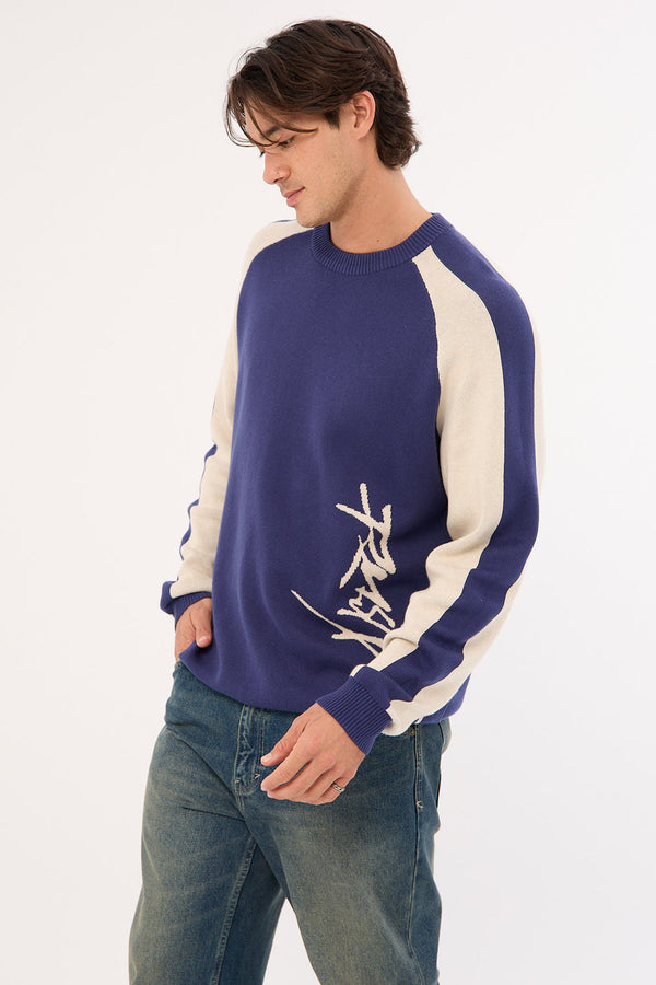 Roll Safe Boxy Knitted Crew