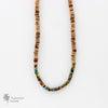 Pineapple island Koʻolau Wood Beaded Necklace