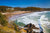 Dan Santillo 30cm x 40cm Framed Print - Caswell bay