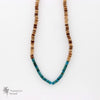 Pineapple island Koʻolau Wood Beaded Necklace
