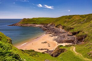 Dan Santillo Glass placemat - Fall Bay