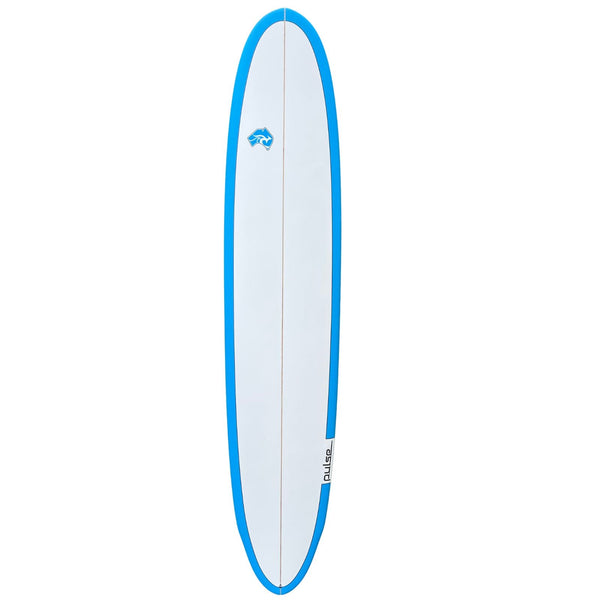 9' Pulse Longboard Round Tail Surfboard by Australian Board Co - FCSII Finboxes