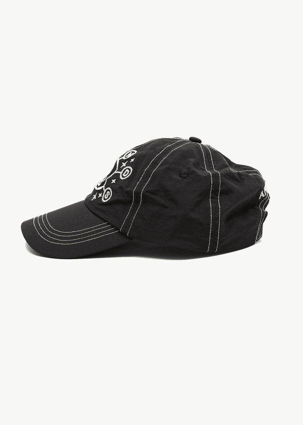 AFENDS Cosmic Con Six Panel Cap - Black