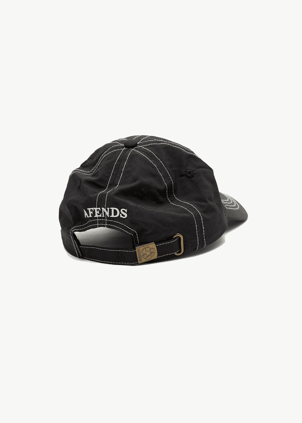 AFENDS Cosmic Con Six Panel Cap - Black
