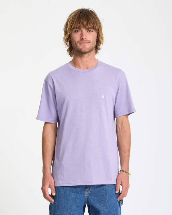 Volcom Stone Blanks Tee Shirt - Purple Ash