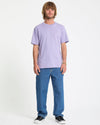 Volcom Stone Blanks Tee Shirt - Purple Ash