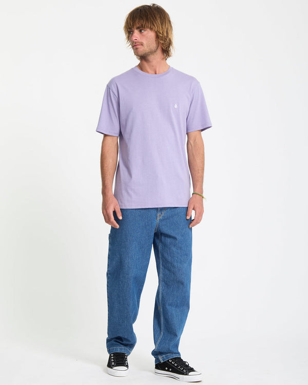 Volcom Stone Blanks Tee Shirt - Purple Ash