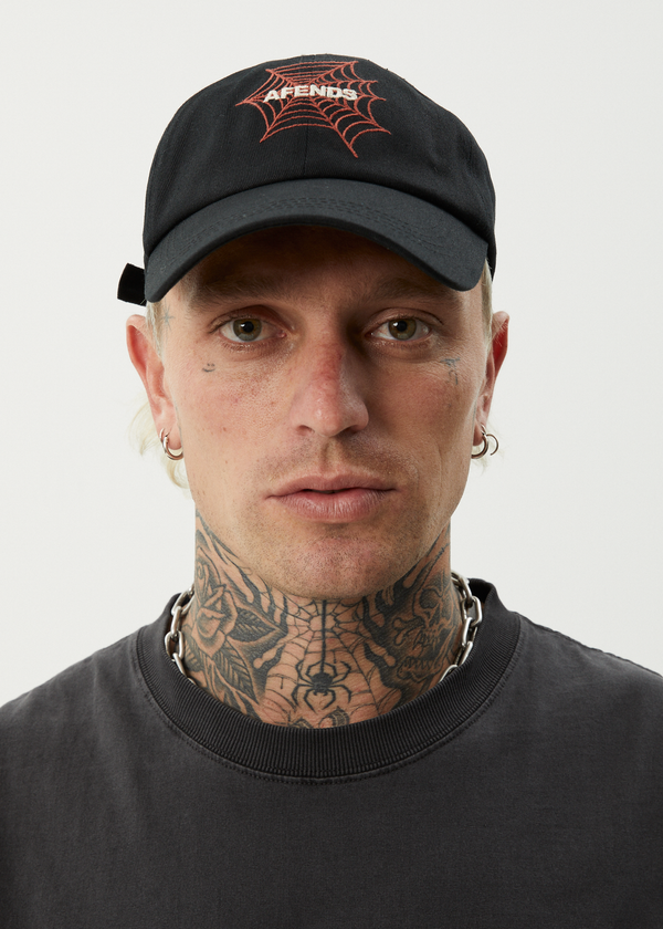 AFENDS Webbed Six Panel Cap - Black