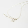 Pineapple Island The Wave Project Circle Necklace - Silver